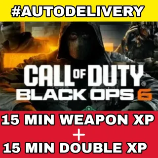 Call of Duty: Black Ops 6 - 15 Min weapon XP + 15 Min Double XP + ⚡𝐀𝐔𝐓𝐎 𝐃𝐄𝐋𝐈𝐕𝐄𝐑𝐘⚡