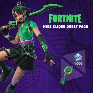 Fortnite - Hiss Clique Quest Pack ANY PLATFORM GLOBAL READ THE DESCRIPTION