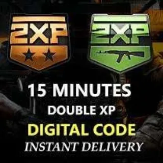 100×(15 Min Double XP + Weapon XP) Call of Duty: Black Ops 6