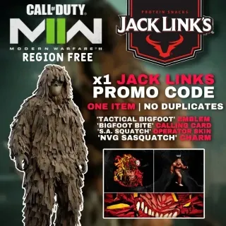 Call of Duty GHILLIE SKIN JACK LINKS