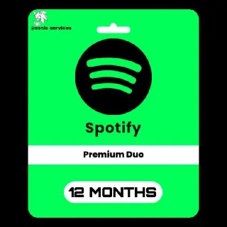 SPOTIFY PREMIUM - 12 MONTHS DUO PLAN [GLOBAL]