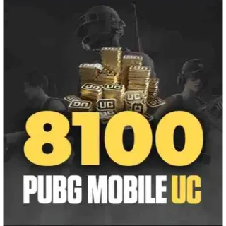 Pubg Mobile 8100 UC