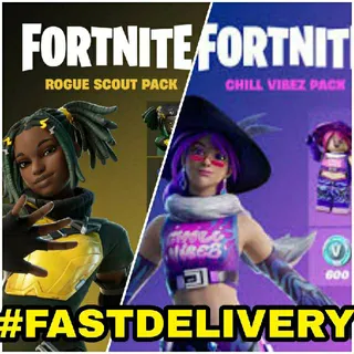 Fortnite - Chill Vibez Pack +Fortnite - Rogue Scout Pack
