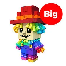 Big Rainbow Scarecrow