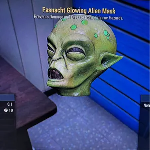 Glowing Alien Mask