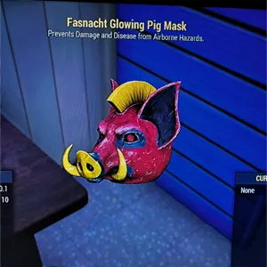 Glowing Pig Mask