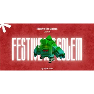 ufo festive ice golem 61kg