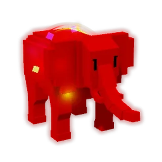 Rainbow hatched elephant