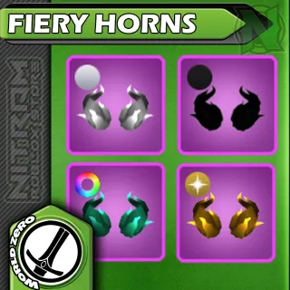 WZ - Fiery Horns - 4x Pack
