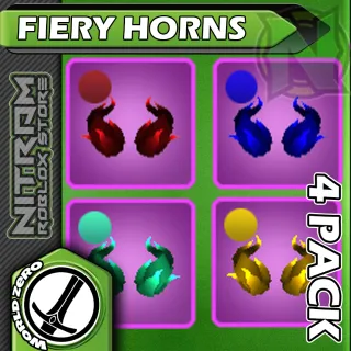 WZ - Fiery Horns - 4X Pack