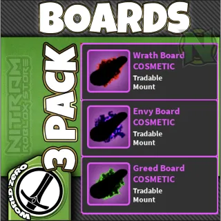 WZ - Boards Pack - 3x