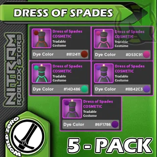WZ - DRESS OF SPADES 5-PACK