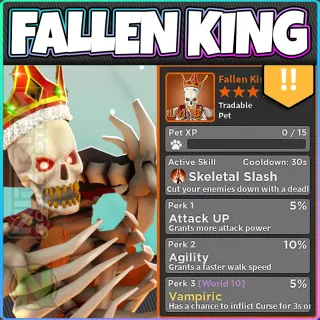 WZ - Fallen King - atk,agil,vamp