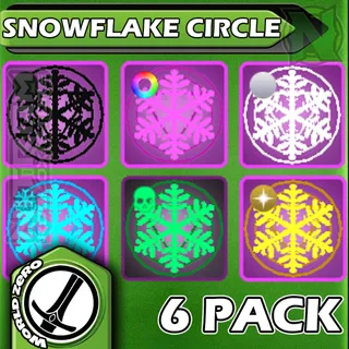 WZ - Snowflake Circle - 6x Pack