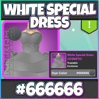 WZ - White Special Dress - 666