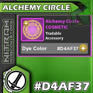 WZ  - ALCHEMY CIRCLE #D4AF37