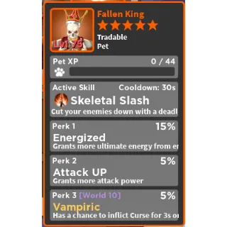 WZ - Fallen King - atk,ener,Vamp