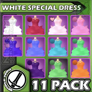 WZ - White Special Dress - 11x Pack