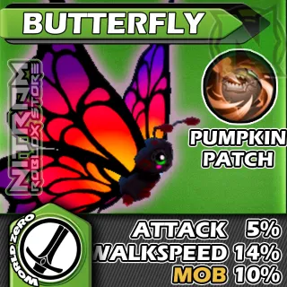 WZ - PET Black Butterfly
