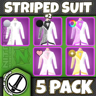 WZ - Striped Suit #2 - 5x Pack