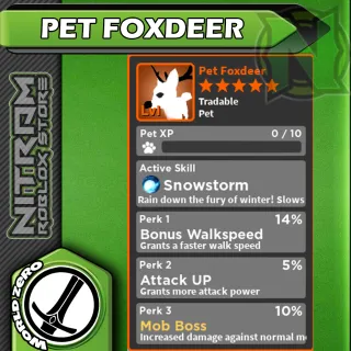 WZ - WHITE FOXDEER 14/5/MOB PERFECT