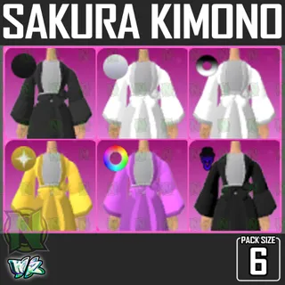 WorldZero - Sakura Kimono Pack