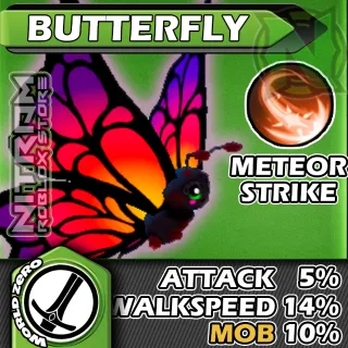 WZ - PET Black Butterfly