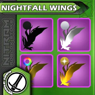 WZ - Nightfall Wings- 4x Pack