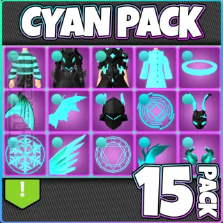 WZ - Cyan Pack 15 Items !! 