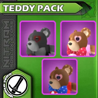WZ - 3x TEDDY BEAR MOUNTS