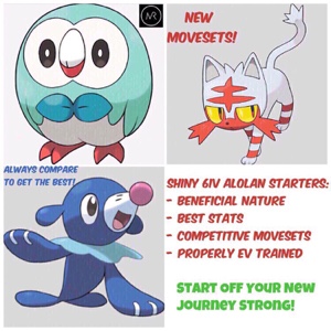 Which Alola Starter Pokemon are you?