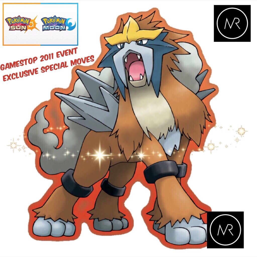 Sun And Moon Legendary Shiny Pokemon Shiny 6IV GS Event Entei