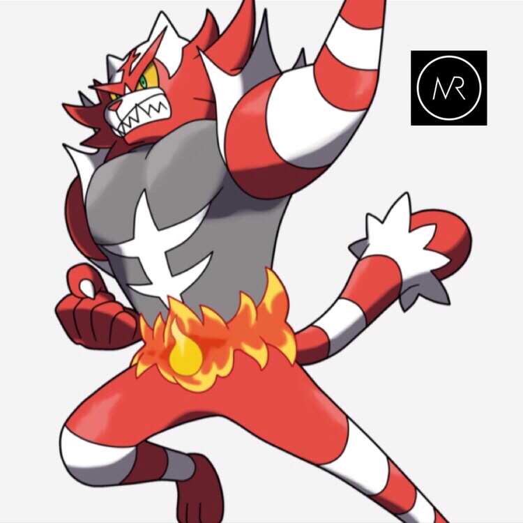Shiny 6IV Incineroar Pokemon Sun And Moon 3DS Nintendo Alola Alolan 