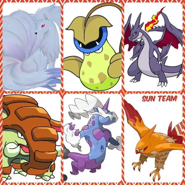 Blazing Competitive Sun Team Pokemon X Y Omega Ruby or