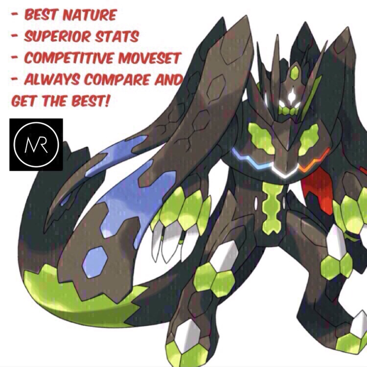 6IV Power Construct Zygarde Pokemon Sun and Moon 3DS Nintendo Alola ...