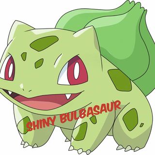 WTS shiny bulbasaur - Shiny and Special Pokémon - Silver - Pokemon