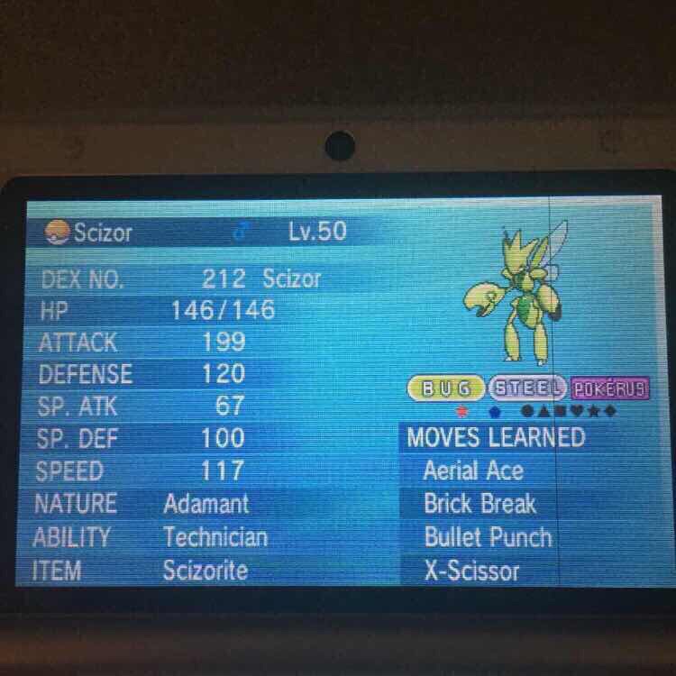 thumbnail image 2 of ✨ Shiny 6IV Scizor – Ranked Ready Alpha – Maxed EVs – Pokemon Legends ZA (Nintendo Switch) 2 of 4