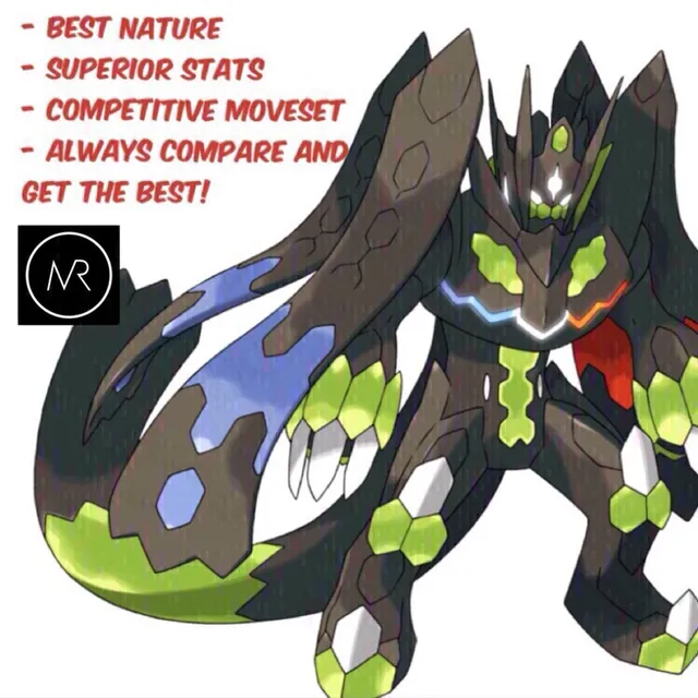 6IV Power Construct Zygarde Pokemon Sun and Moon 3DS Nintendo