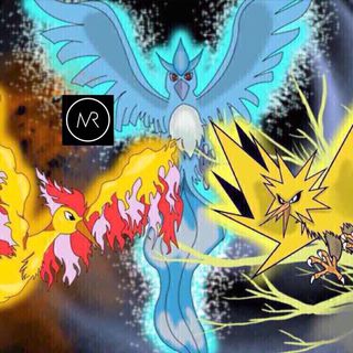 Look, all three Legendary Articuno, Zapdos, Moltres in shiny