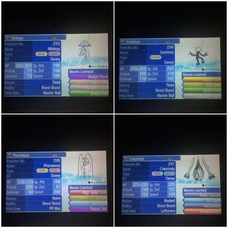 Item Bundle  ALL SHINY ULTRA BEASTS - Itens de Jogos - Gameflip