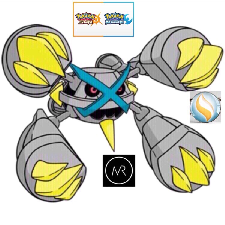 Shiny 6iv Mega Metagross Pokemon Sun And Moon 3ds Nintendo Alola - meta gross pokemon roblox