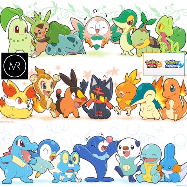 All 21 Shiny Starters Gen 1 7 Pokemon Sun And Moon 3ds Nintendo Alola