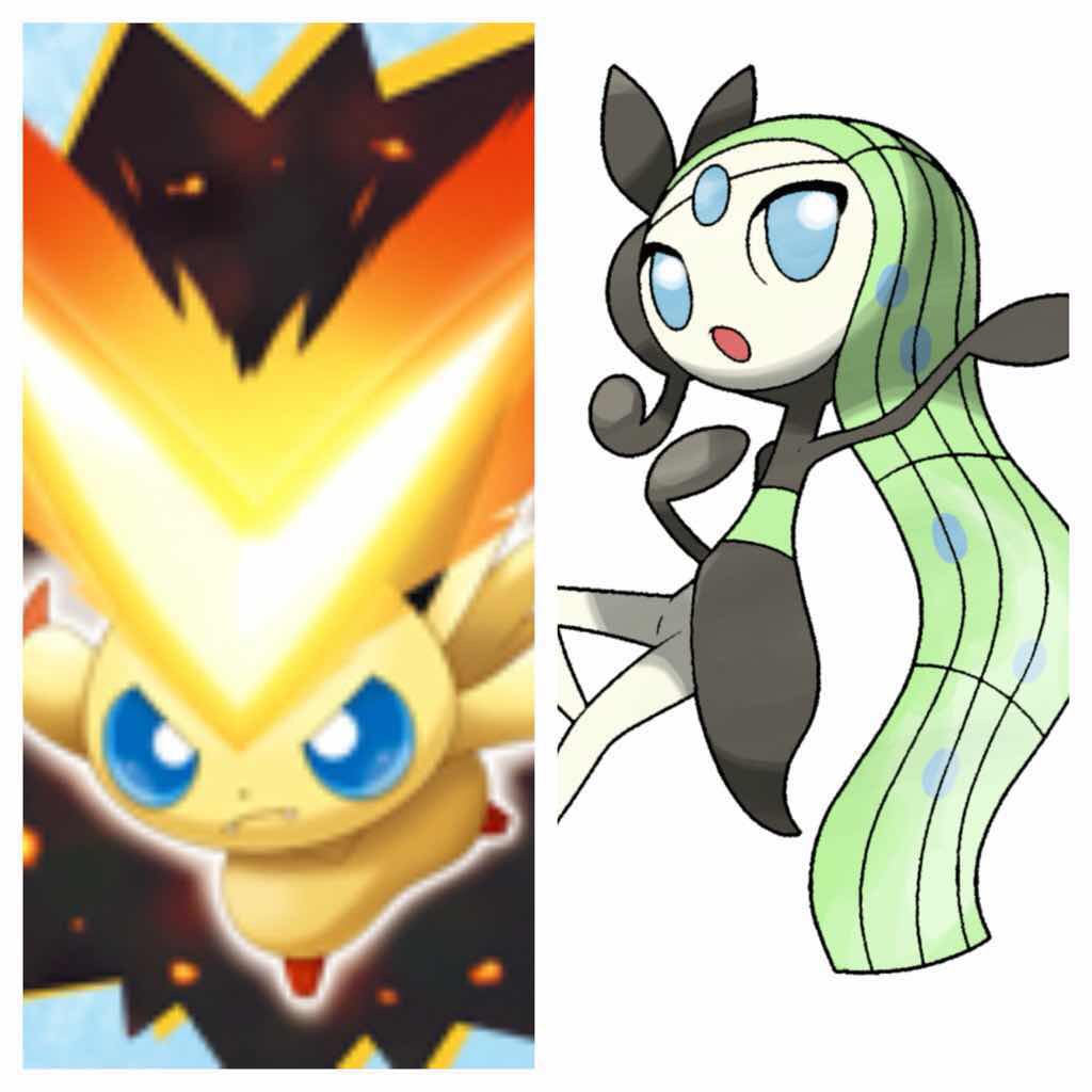 V-Create Victini & Meloetta Pokemon X, Omega Ruby & Alpha Sapphire 3DS ORAS  - 3DS Games - Gameflip