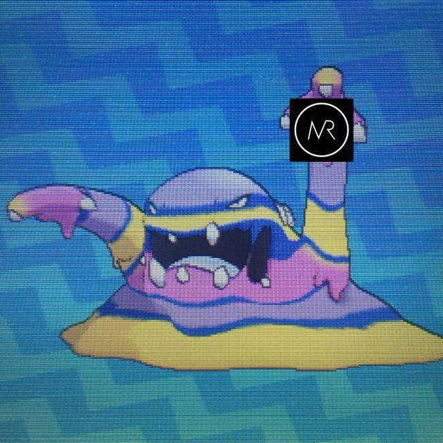 Shiny Alolan Muk Pokemon Sun and Moon 3DS Nintendo Alola Alolan ...