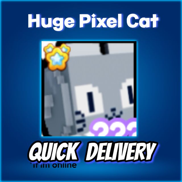 Huge Pixel Cat Game Items Gameflip