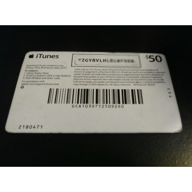 50 Itunes Gift Card Itunes Gift Cards Like New Gameflip