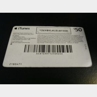 $50 iTunes Gift Card 