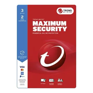 Trend Micro Maximum Security 3 devices 2 years