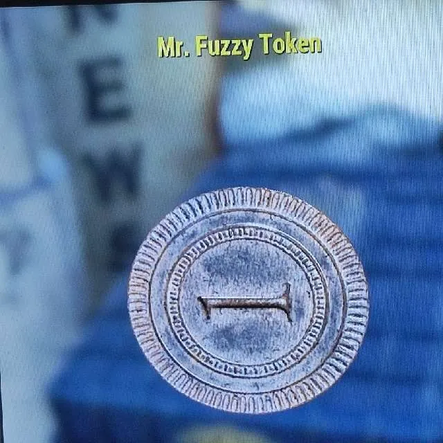 X 134 875 Mr. Fuzzy Token - Fallout 76 Game Item - Gameflip