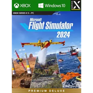 Microsoft Flight Simulator 2024 - Premium Deluxe Edition (Xbox Series X/S, PC)